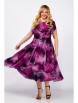 Нарядное платье артикул: 826 пурпурный, принт розы от Swallow - вид 8