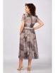 Нарядное платье артикул: 843.2 принт «бежево-коричневый мрамор» от Swallow - вид 2