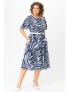 Нарядное платье артикул: 837.2 принт «сине-белая зебра» от Swallow - вид 5