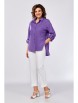 Блузка артикул: 848 роскошный фиолетовый от Swallow - вид 13