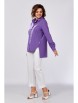 Блузка артикул: 848 роскошный фиолетовый от Swallow - вид 9