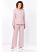 Брючный костюм артикул: 868 «пыльная роза» от Swallow - вид 1