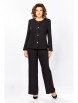 Брючный костюм артикул: 868.3 чёрный от Swallow - вид 1