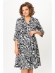 Платье артикул: 795.1 чёрно-белый принт от Swallow - вид 4