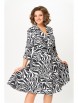 Платье артикул: 795.1 чёрно-белый принт от Swallow - вид 6