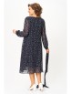 Нарядное платье артикул: 881 тёмно-синий, принт «белые веточки» от Swallow - вид 7