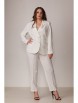 Брючный костюм артикул: 969 молочный от ROSHELI - вид 1