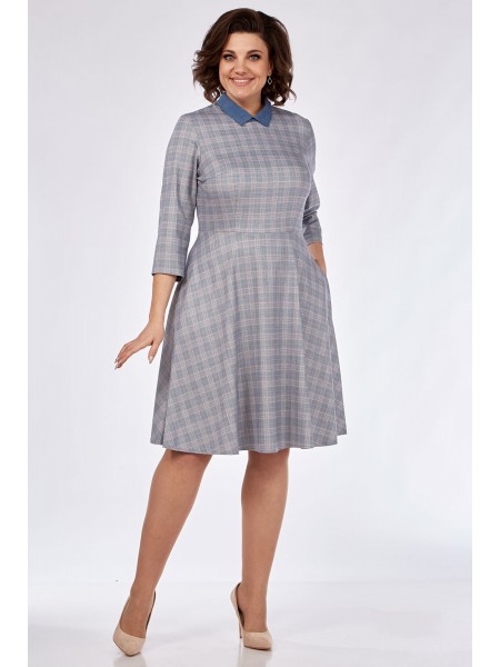 1541 серый с голубым