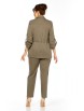 Брючный костюм артикул: 2151/6 бежево-коричневый от LadyStyleClassic - вид 2