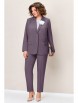 Брючный костюм артикул: 1363 светло-сливовый от VOLNA - вид 1