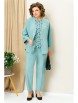 Брючный костюм артикул: 1399 светло-бирюзовый от VOLNA - вид 4