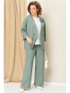 Брючный костюм артикул: 1384 светло-зеленый от VOLNA - вид 5