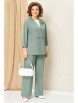 Брючный костюм артикул: 1384 светло-зеленый от VOLNA - вид 1