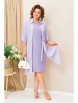 Плательный костюм артикул: 1424 сиреневый/горох от VOLNA - вид 6