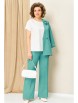 Брючный костюм артикул: 1384 бирюзовый от VOLNA - вид 3
