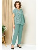 Брючный костюм артикул: 1399 бирюзовый от VOLNA - вид 3