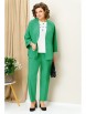Брючный костюм артикул: 1399 зеленый от VOLNA - вид 1