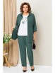 Брючный костюм артикул: 1406 темно-мятный от VOLNA - вид 1