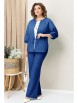 Брючный костюм артикул: 1416 синий от VOLNA - вид 1