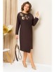 Платье артикул: 1454 шоколадно-коричневый от VOLNA - вид 4