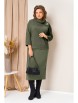 Юбочный костюм артикул: 1447 хаки от VOLNA - вид 4