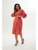 Платье артикул: 424-010 коралловый от MALI - вид 1