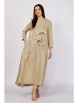 Платье артикул: 424-006 тёмно-бежевый от MALI - вид 5