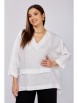 Блузка артикул: 625-057 белый от MALI - вид 3
