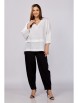 Блузка артикул: 625-057 белый от MALI - вид 9