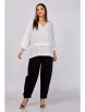 Блузка артикул: 625-057 белый от MALI - вид 11