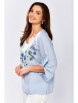 Блузка артикул: 625-078 голубой от MALI - вид 7
