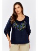 Блузка артикул: 625-078 синий от MALI - вид 3