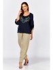Блузка артикул: 625-078 синий от MALI - вид 13