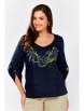 Блузка артикул: 625-078 синий от MALI - вид 5