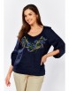 Блузка артикул: 625-078 синий от MALI - вид 7