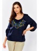 Блузка артикул: 625-078 синий от MALI - вид 9