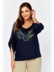 Блузка артикул: 625-078 синий от MALI - вид 11