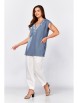Блузка артикул: 625-079 голубой от MALI - вид 15