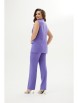 Брючный костюм артикул: 722-120 лиловый от MALI - вид 2